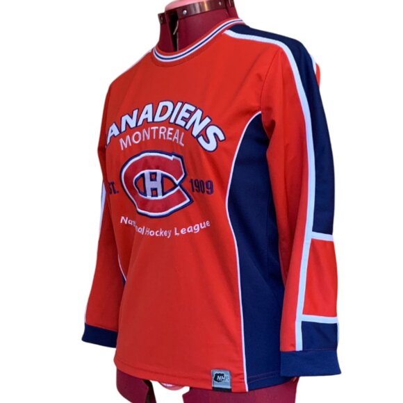 Montreal CANADIENS - Official NHL Mighty Mac Sports - Boys Jersey Size M (10-12) - Picture 2 of 14